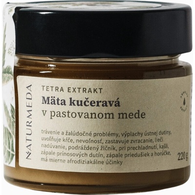 Naturmeda Terapeutický med s mätou kučeravou 220 g