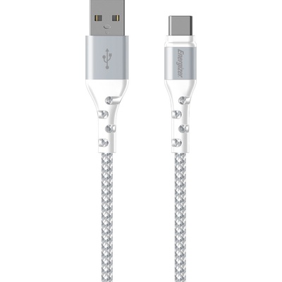 Energizer Кабел Energizer - C520CKWH, USB-A/USB-C, 2 m, бял (C520CKWH)