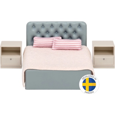Lundby Základný set spálňového nábytku do domčeka pre bábiky