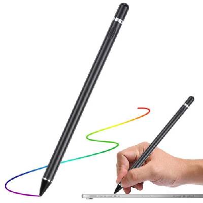Писалка стилус KaDigital Premium Active Stylus Pen за таблет и телефон, Черна (cp-ASP-B)