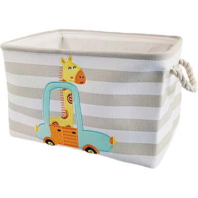 Ginger Home Сгъваема кутия за съхранение на играчки и дрехи Ginger Home - Жираф (GH-KQ02)