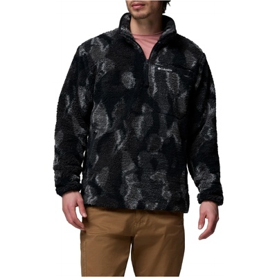 Columbia Мъжки поларен пуловер Columbia Rugged Ridge High Pile Half Zip Fleece jumper - Black Treebark (005-6148-0513)