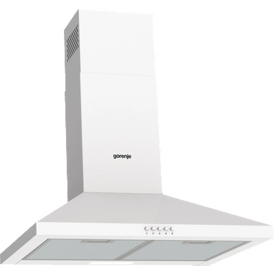 Gorenje Стенен аспиратор Gorenje WHC629E4W, 60 см, 450 м3/ч, 2W LED, Алуминиеви филтри за мазнини, Бял (WHC629E4W)