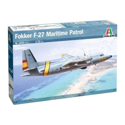 Italeri Italeri: Модел на морски патрулен самолет Fokker F-27, 1: 72