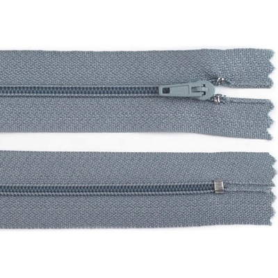 Prima-obchod Spirálový zip No 3 délka 30 cm pinlock, barva 316 šedá neutrální