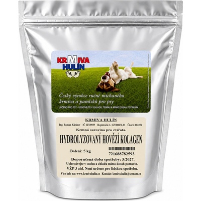 Krmiva Hulín Hovězí kolagen Hydroizolovaný pro psy 5 kg