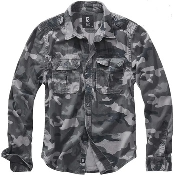 Image 1 of Brandit Vintage мъжка риза, сиво камо (9373.222)