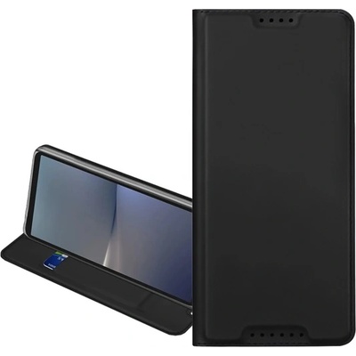 Dux Ducis Honor Magic 8 Lite DUX DUCIS SKIN PRO калъф за поставяне, кожен ефект FLIP, държач за настолен компютър, ЧЕРЕН (GP-183440)