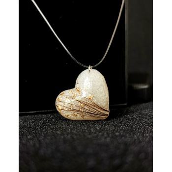 Meganflo Сърце и коса - медальон