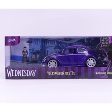 Jada Wednesday auto 1972 VW Beetle a figurka Wednesday 1:24