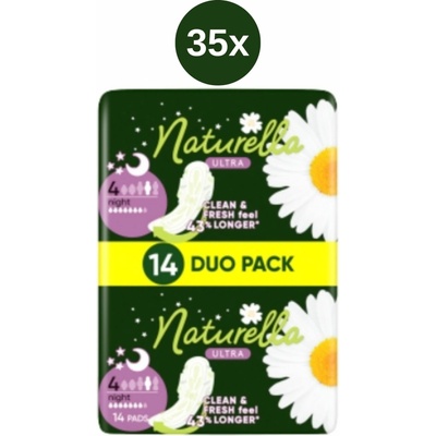 Naturella vložky Duo Night ultra 35 x 14 ks