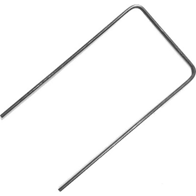 Ocelová kotvící skoba – Geopin Steel U - drát ø 3 mm, délka 15 cm, šířka 7,5 cm, 100 skob v balení – Hledejceny.cz