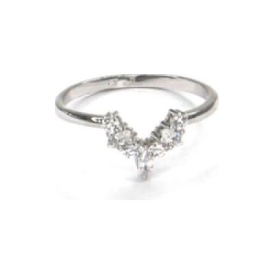 Pattic Prsten z bílého zlata GU448601W