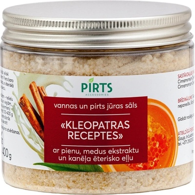 Morská soľ do kúpeľa Kleopatriny recepty 400g