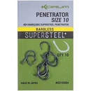 Korum Supersteel Penetrator Hooks Barbless vel.12 10 ks