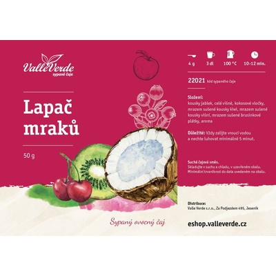 Valle Verde Lapač mraků sypaný čaj 50 g