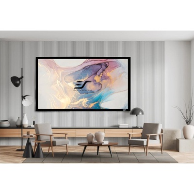 Elite Screens РАЗПЕЧАТАН Прожекционен екран с фиксирана рамка, 399 x 224 см, Elitescreens EZ FRAME R180WH1, формат 16: 9 (R180WH1RES)