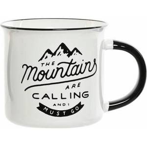 Item international Порцеланова чаша с надпис "The Mountains are calling and I must go" 340мл (2017)