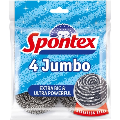 Jumbo Spontex Drátěnka nerezová 4 ks – Hledejceny.cz