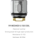 Smoktech V9 Meshed žhaviaca hlava 0,15ohm