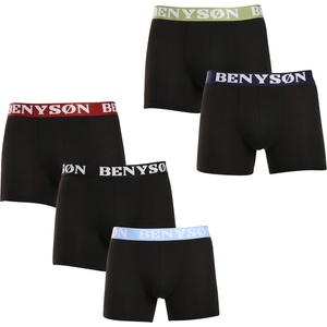 Benysøn Комплект от пет - мъжки боксерки Benysøn черни Benysøn | Cheren | МЪЖЕ | M - zoot - 67,12 лв