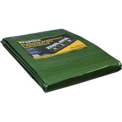 Proteco 10.88-P100-4-4 plachta odolná nepromokavá 100g/m² s okami 4x4 m zelená