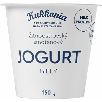 Kukkonia Žitnoostrovský smotanový jogurt biely 150 g