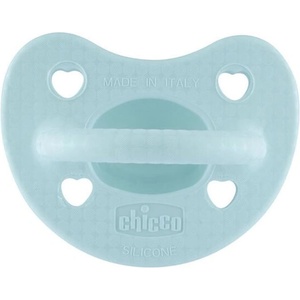 Chicco Силиконова залъгалка Chicco - Soft Lux, 2-6 м, синя, асортимент (N0378) - ozone
