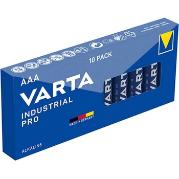 VARTA Батерии алкални Varta Industrial Pro, AAA, LR03, 1.5V, 10бр. в опаковка