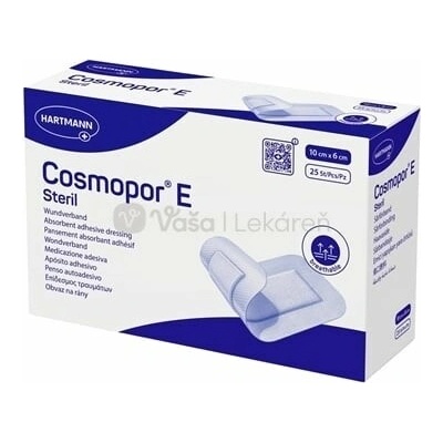 Cosmopor E Steril Sterilné krytie na rany 10 x 6 cm 25 ks