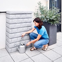 HTI Zahradní nádrž na dešťovou vodu Rocky 300 litrů, light granit