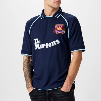 Score Draw Футболна фланелка Score Draw SD West Ham United Retro Away Shirt 00 Adults - Blue