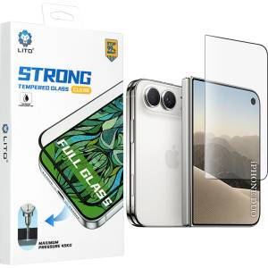 LITO Протектор за дисплей за iPhone Duo - Lito D+ Max Strong - Черен