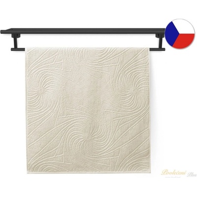Veba ručník Grand 500 Grafico 70 x 140 cm smetanová