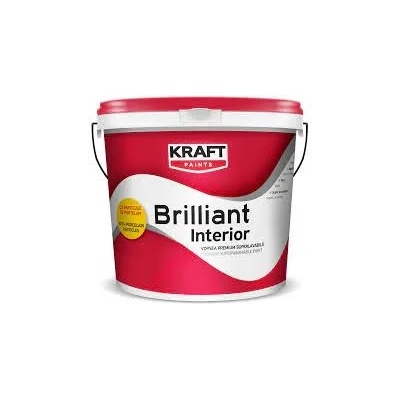 Kraft paints Латекс бял Brilliant 2.5 л, KRAFT (05613)