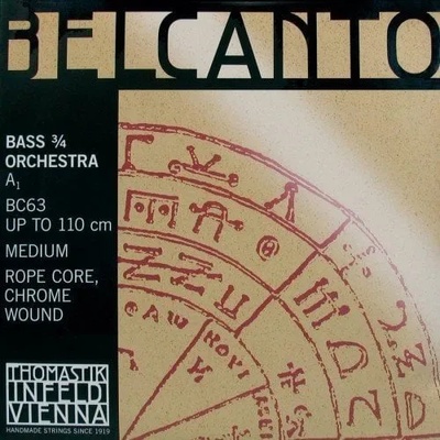 Thomastik Belcanto BC63 Double Bass 3/4 Medium Струни за контрабас (THBC63)