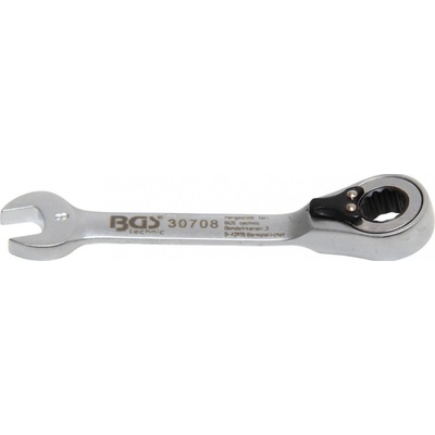 BGS technic kľúč vidlica-očko s račňou krátky 8 mm BGS 30708