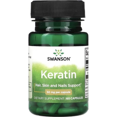 Swanson Keratin 50 mg 60 kapsúl