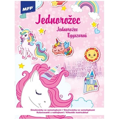 MFP 5301225 Omaľovánky s nálepkami Jednorožec 210x295mm/32s