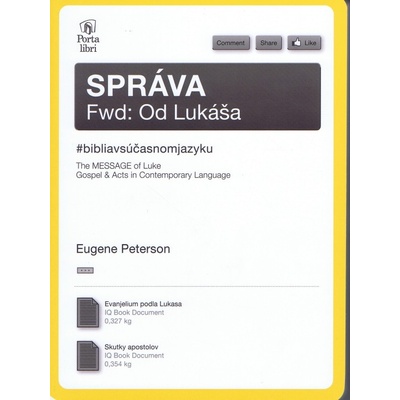 Správa od Lukáša/The Message of Luke - Eugene Peterson SK, GB