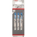 Bosch Pílové plátky do priamočiaré píly U 118 A Basic for Metal, 3 kusy, 2608631511