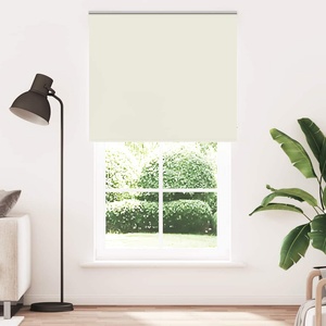 vidaXL Ролкова щора белезникав 140x230 см Ширина на плата 136, 6см (4011734)