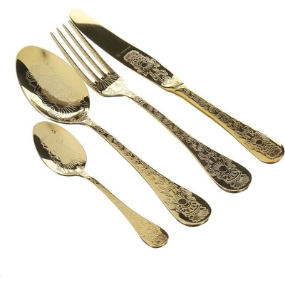 Herdmar Прибори за хранене santamarta- 75 части - позлатени (-174-3075-0117-100-0017)