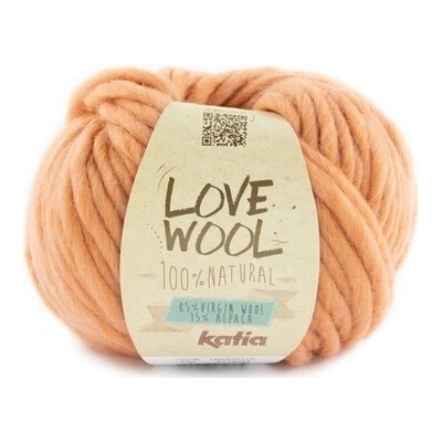 LOVE WOOL Katia Farby LOVE WOOL: 130 lososová
