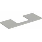 Geberit Плот за мивка Geberit One с централен изрез, матово сиво, 120 см (505.285.00.7)