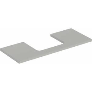 Geberit Плот за мивка Geberit One с централен изрез, матово сиво, 120 см (505.285.00.7)