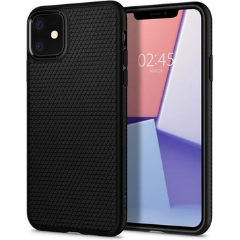 Baseus Противоударен Калъф за iPhone 11, SPIGEN Liquid Air Case, Черен (8809671010293)