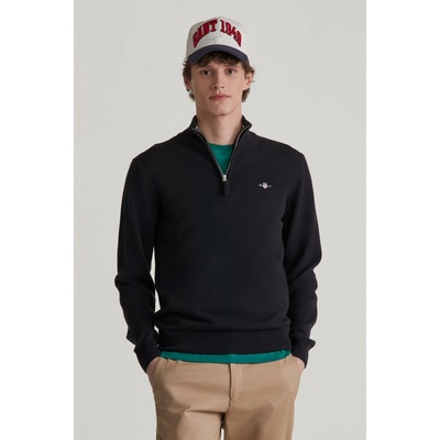 Gant Superfine Lambswool Half Zip černá – Zboží Dáma