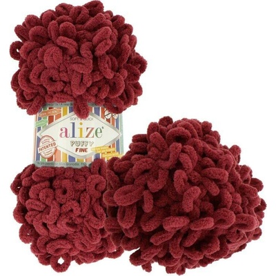 Alize Puffy Fine 956 bordová