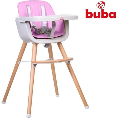 Столче за хранене Buba - Carino, Розова